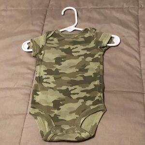 Carter's Green Camo Bodysuit